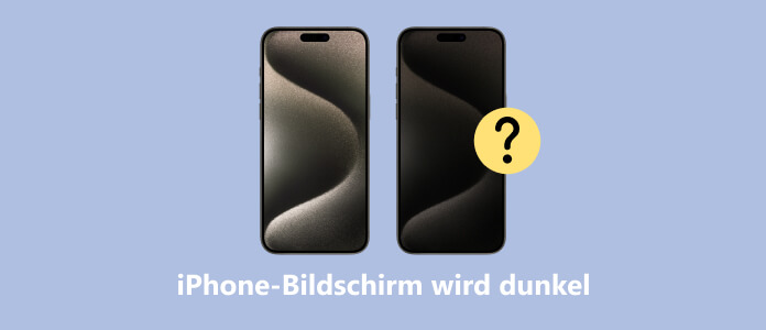 iPhone-Bildschirm wird dunkel