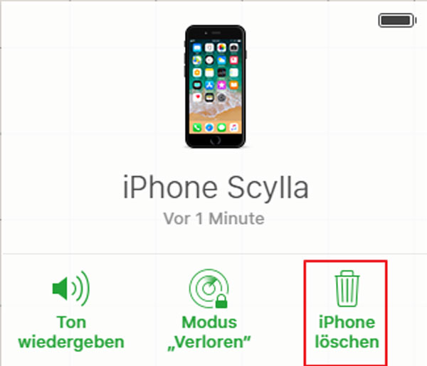 iPhone löschen