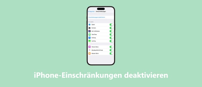 iPhone/iPad Einschränkungen deaktivieren