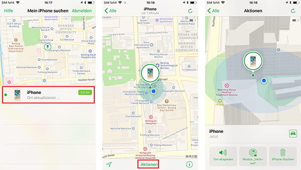 iPhone orten ohne iCloud