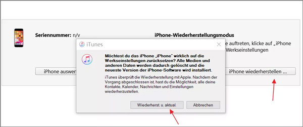 iPhone wiederherstellen