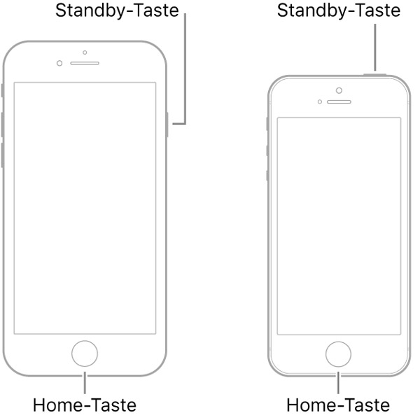 iPhone6 zum Neustart erzwingen