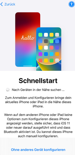 Move to iOS Schnellstart