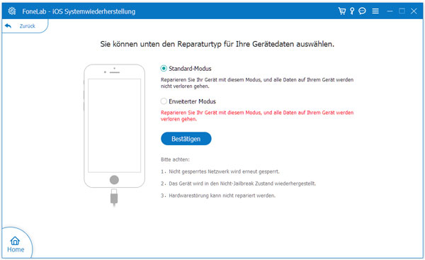 iPhone-System reparieren