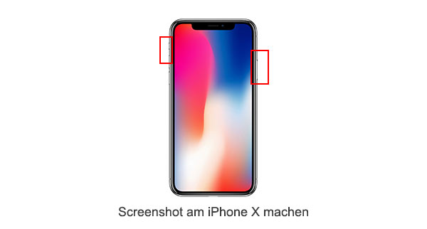 Screenshot bei iPhone X machen