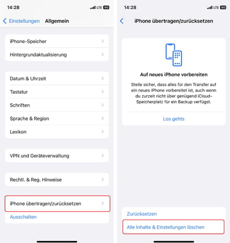 WhatsApp-Backup auf iPhone finden