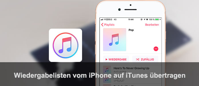 Wiedergabelisten vom iPhone auf iTunes übertragen