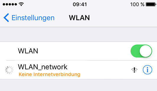 WLAN neu starten