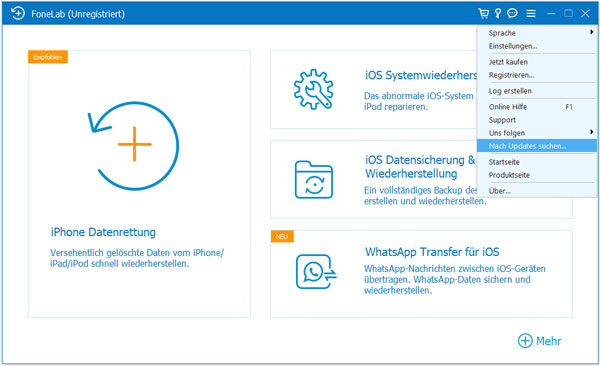 Software aktualisieren