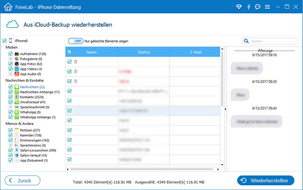 SMS Backup wiederherstellen