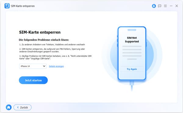 Geräteinformationen bestätigen