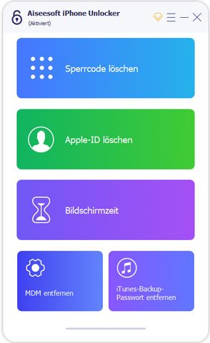 iPhone Unlocker starten