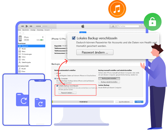 iTunes-Backup-Passwort entfernen