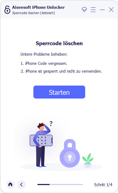 Sperrcode löschen