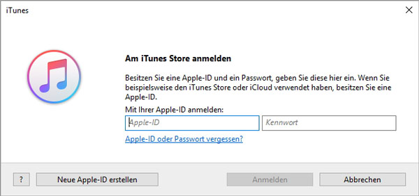 Neue Apple-ID erstellen