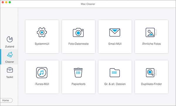 Funktionen von Mac Cleaner