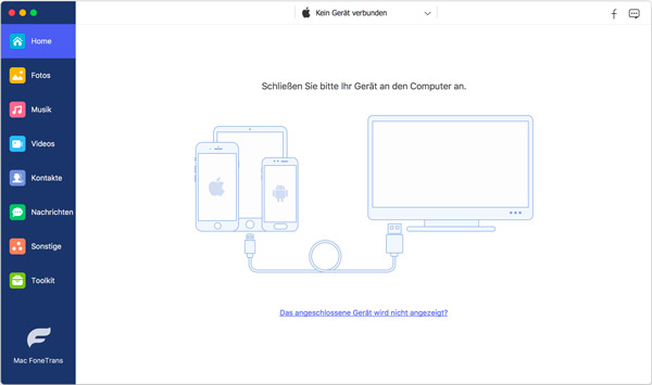iPod touch mit FoneTrans verbinden