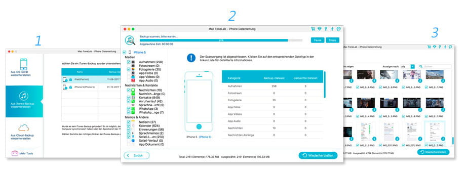 Daten aus iCloud-Backup wiederherstellen