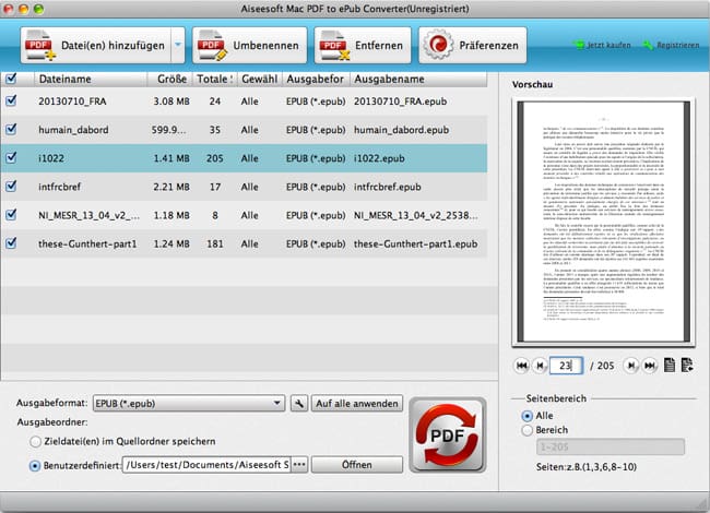 free pdf epub converter mac