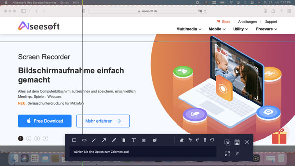 Screenshot auf Mac bearbeiten