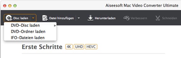 DVD laden