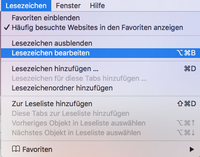 Löschen favoriten Windows 10: