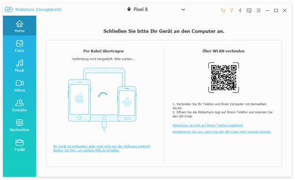 Google Pixel mit PC verbinden