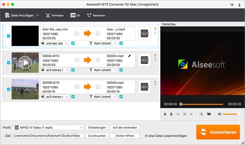 Mac MTS Converter