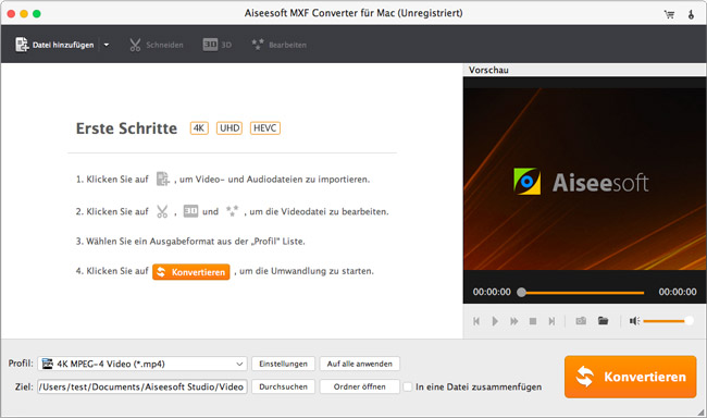 MXF Converter für Mac