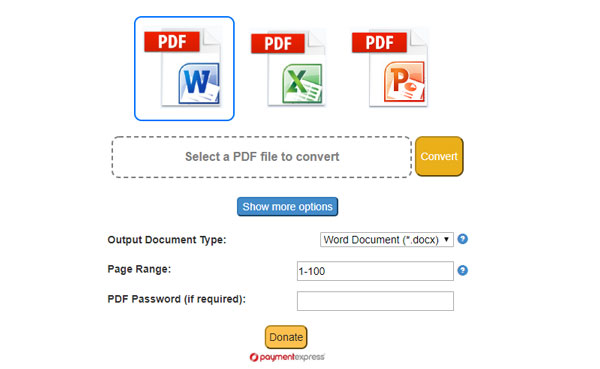 PDF online konvertieren