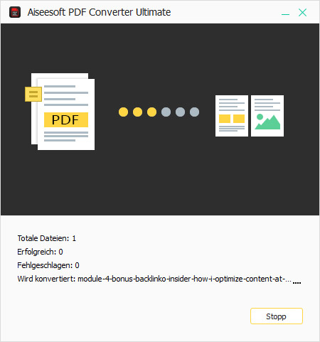 PDF-Datei umwandeln