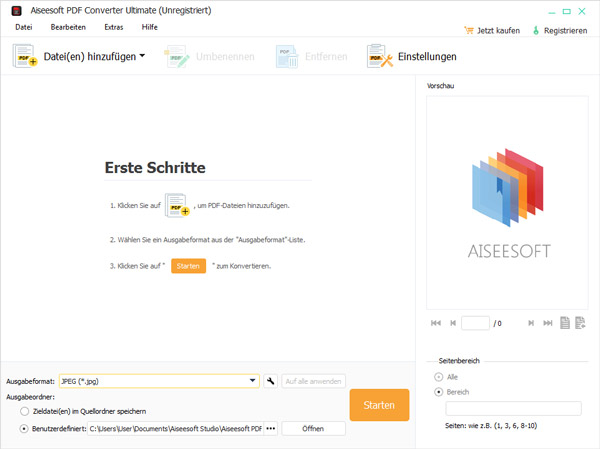 PDF Converter Ultimate starten