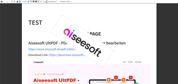 Bild in PDF einfügen mit PDF24