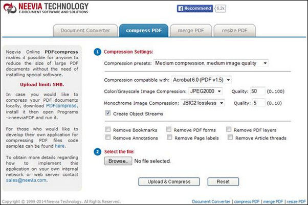 PDF komprimieren online