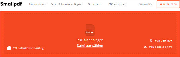PDF verkleinern online