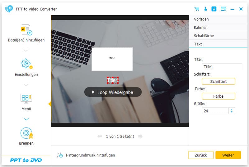 PowerPoint auf DVD brennen