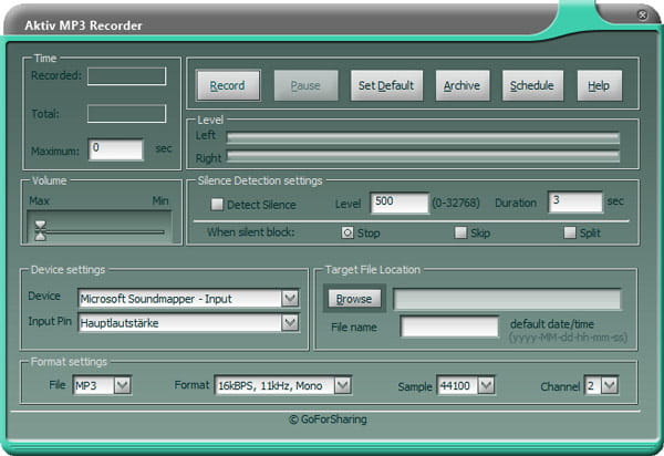 Aktiv MP3 Recorder