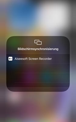 Bildschirmsynchronierung auf iPhone aktivieren