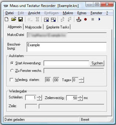 Maus und Tastatur Recorder Software