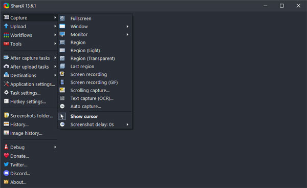 ShareX Screen Capture