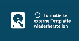 Formatierte externe Festplatte wiederherstellen