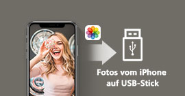 Fotos vom iPhone auf USB-Stick kopieren