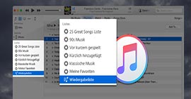 iTunes Playlist erstellen