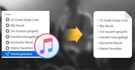 iTunes Wiedergabeliste exportieren