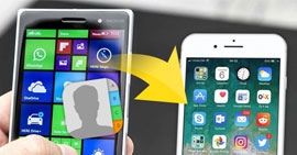 Kontakte von Windows Phone auf iPhone übertragen