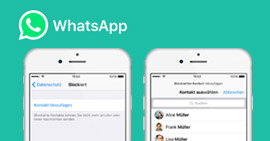 WhatsApp Kontakte blockieren und freigeben