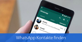 WhatsApp Kontakte finden