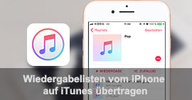 Wiedergabelisten vom iPhone auf iTunes übertragen