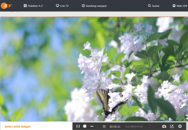 Live ZDF Mediathek aufzeichnen