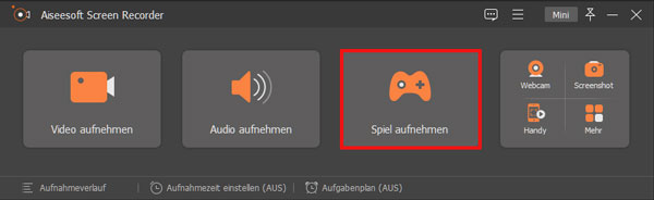 Aiseesoft Screen Recorder starten